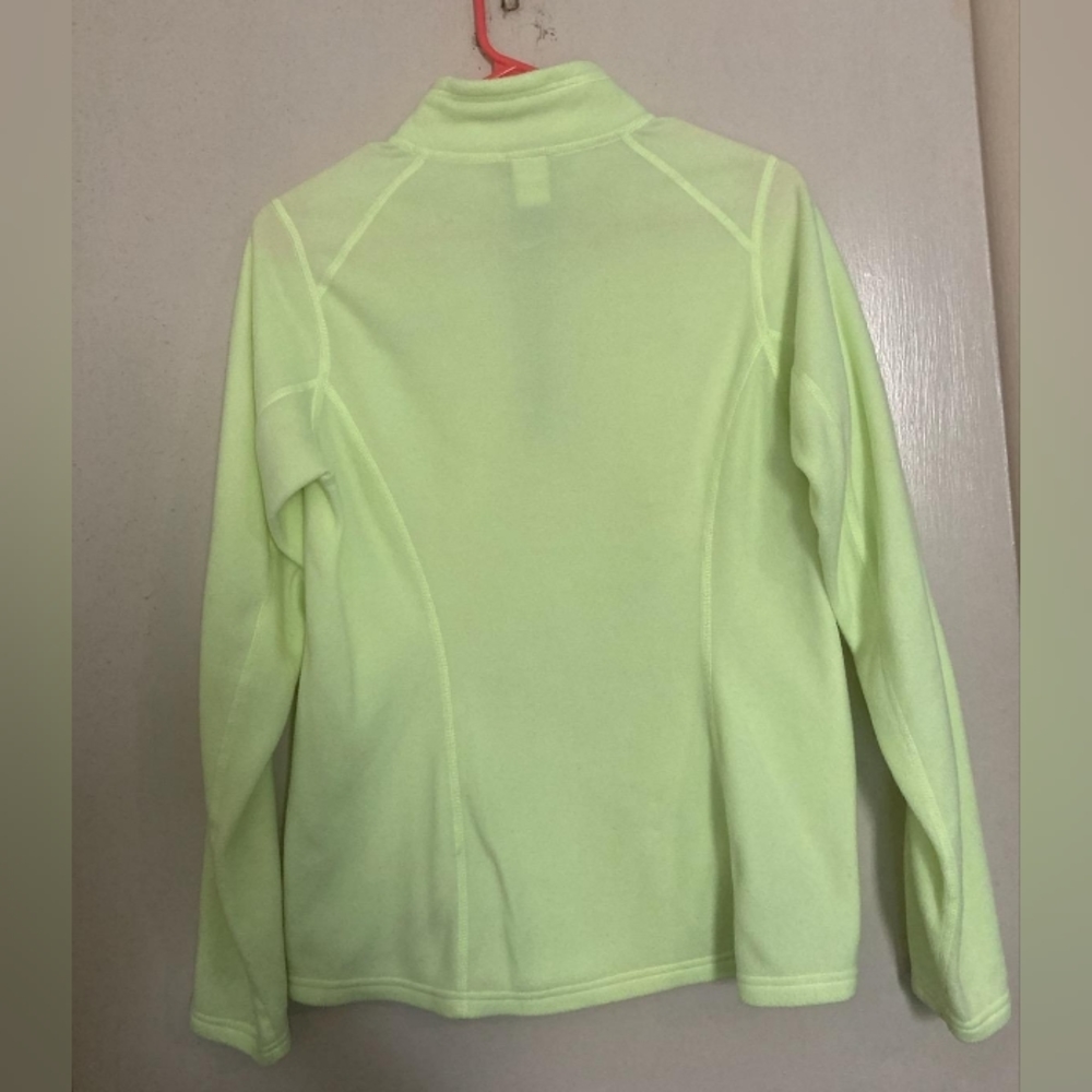 The North Face quarter zip lightweight fleece, yellow, sz M, good condition! - Picture 2 of 6